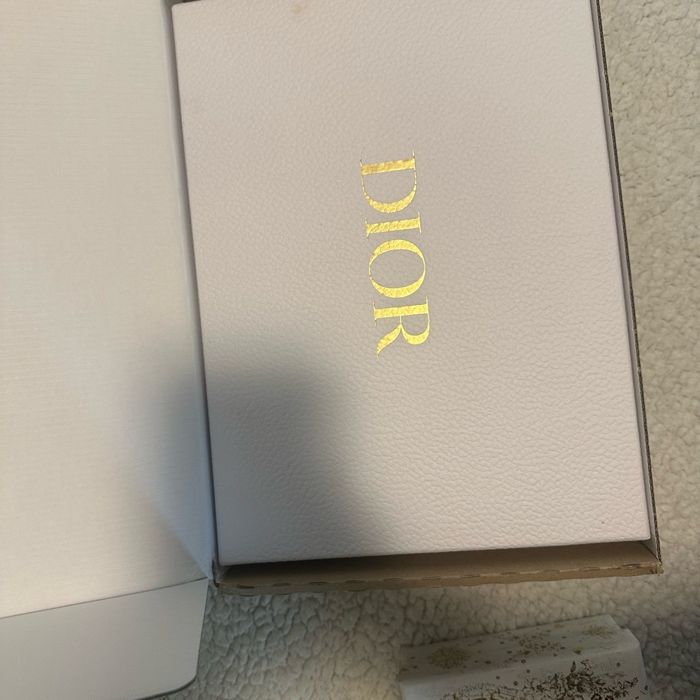 Dior Luxurious White Box with Gold Lettering